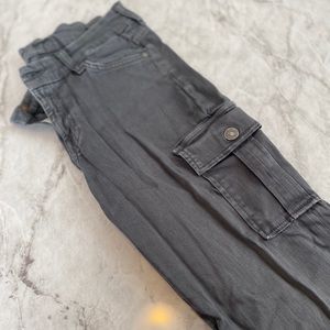 7 For All Mankind Gray Cargo Skinnies